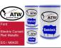 Preview: Ford, Electric Currant Red Metallic, EG / M6425: 500ml Lackdose + 500ml Klarlack + 250ml Härter - Set, von ATW Autoteile West.